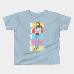 Yellow Shoes Kids T-Shirt